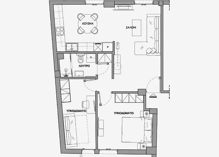 Daire La Luxury Kreousa *